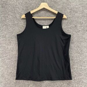 Chico’s Black Microfiber Tank Top | Chico’s size 3 (XL) Nice!
